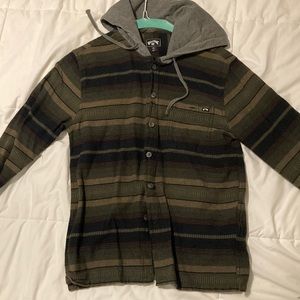 Billabong hooded flannel